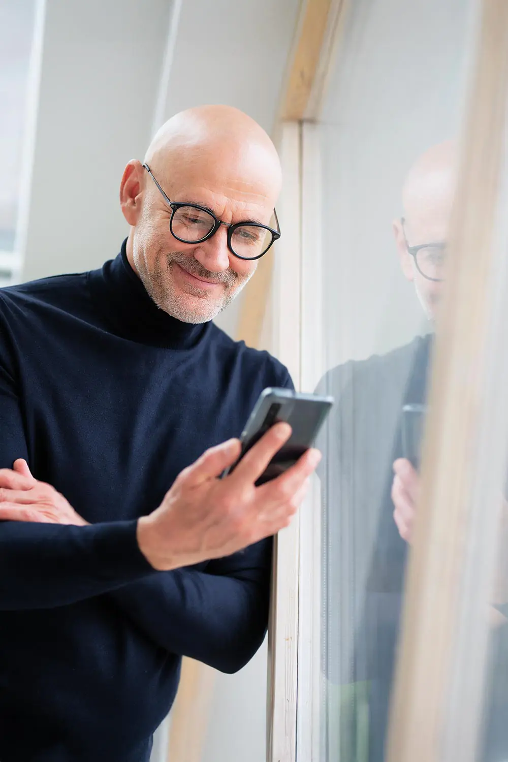 fenster koennen mehr mann fenster handy